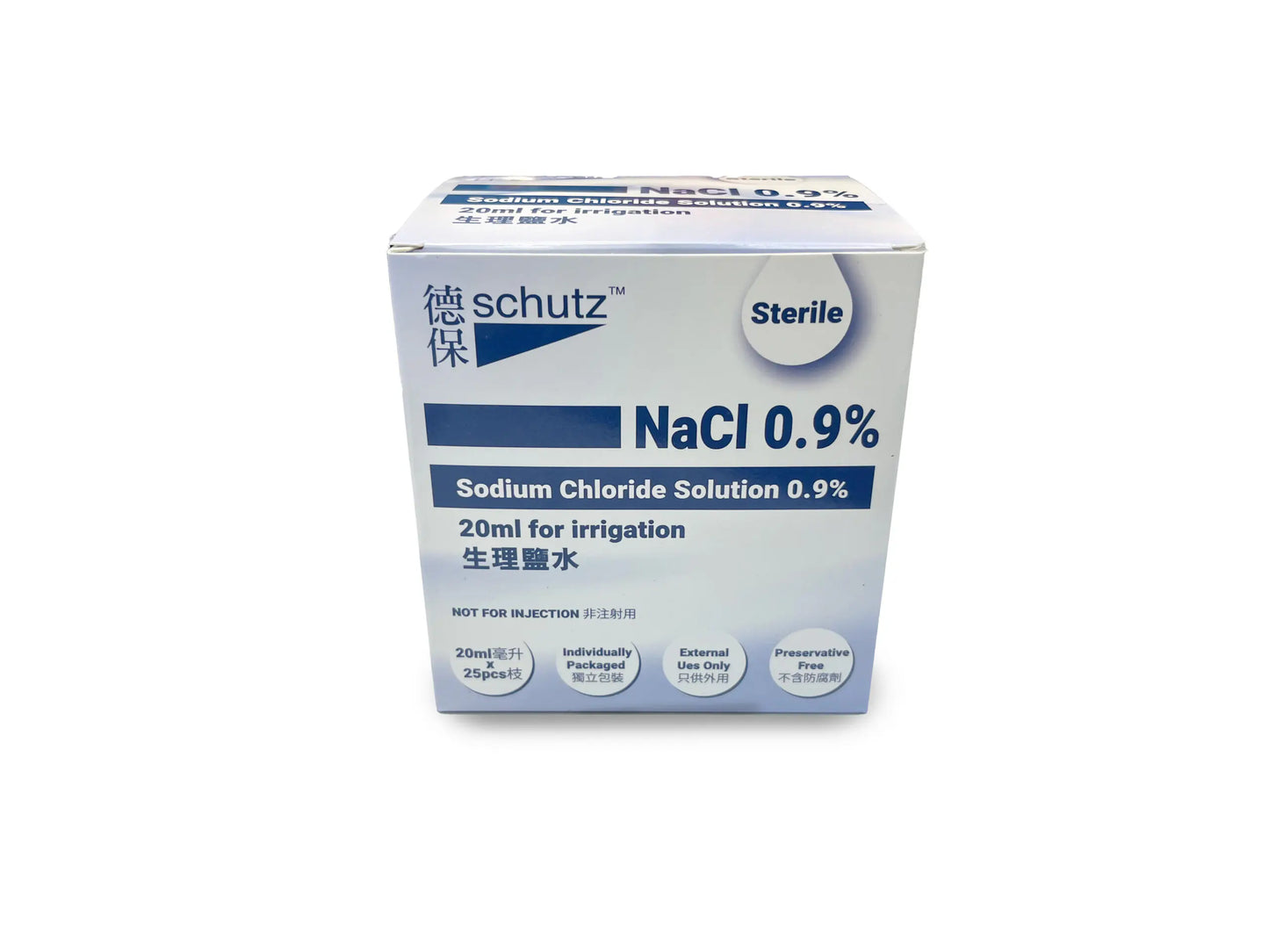 Schutz™ NaCl0.9% Sodium Chloride Solutions 20ml